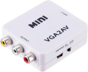 to AV Mini Converter Adapter with 3.5mm Audio 1080P  to AV HD Converter Conversor For PC to TV HD Computer to TV