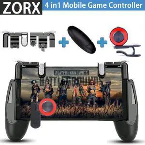 For Call of Duty COD PUBG Mobile Phone  Game Controller L1r1 Shooter Trigger Fire Button 3 in 1 For IOS Android