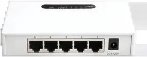 -Q 5 Port rj45 RJ-45 1000M Gigabit  Network Switch  Ethernet Smart Switcher HUB  Desktop  Adapter metal / plastic shell