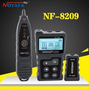 NF-8209 PoE Switch Test CAT5 CAT6 Cable Tracker Lan Tester Networking Wiremap Tester Tools LCD Display Scan Cable
