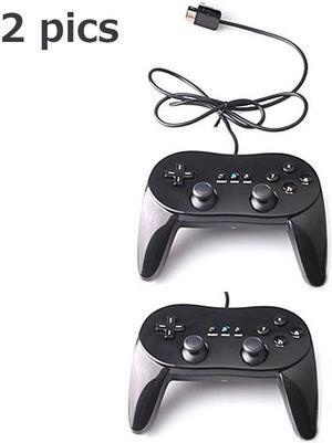 2 Pcs Classic Wired Game Controller Remote Pro Gamepad Shock Joystick For Nintendo for Wii Second-generation Gift for Kids