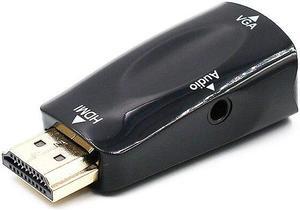 1080P MI to VGA Adapter Audio Cable Converter Male to Female For PC Laptop TV Box Computer Display Projector MI Cable