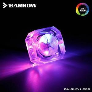 SLFV1-RGB Acrylic Water Flow Meter LRC2.0(5v 3pin) Lighting System Multiple Blade Colors
