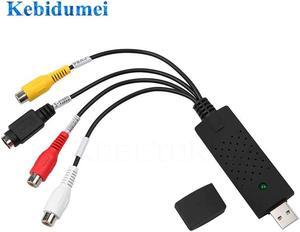 USB Video Capture Device USB 2.0 Easy to Cap Video TV DVD VHS DVR Capture Adapter Easier Cap support Win10 Newest