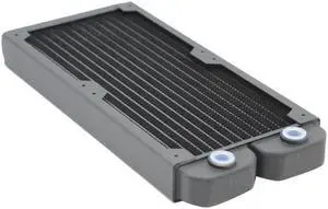 TSRP-TW240 240mm Computer Water Cooling Copper Radiator 14 Flat Tube Single Layer Copper Fin for 12cm Fan for Cpu Heat