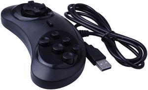 2019 USB Controller, 6 Game Buttons, SEGA USB Controller, Gaming Joystick, Support PC, MAC, Mega Drive, Gamepads