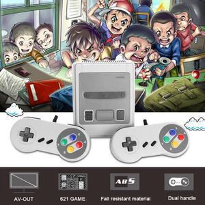 Retro TV Game Console 8Bit Classic Built-in 621 Games 2 Controllers Game Player For Super Nintendo Game Console Accessories