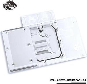 Water Block use for  RX480 RS / RX590 Fatboy/HIS RX 580 IceQ X2 OC 8GB (HS-580R8LCBR) Full Cover GPU Card GPU Radiator