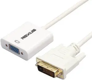 24+1 Pin Male to VGA 15Pin Female Active Cable Adapter Converter for  computer DVI interface to projector VGA out put A30