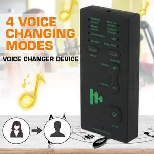 Voice Changer Microphone Disguiser 4 Voice Changing Modes Male/Female/Loli/Baby Voice For PC Phone Sound Card Changer