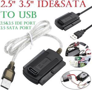 Cables 2.5/3.5 SATA/IDE To USB 2.0 Adapter Converter Cable For Hard Disk Drive CD DVD ROM