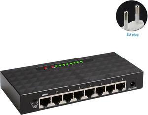 10/100 Mbps Accessories Network Switch Metal Practical Mini LAN Desktop 8 Port Home Easy Install Office Fast Ethernet
