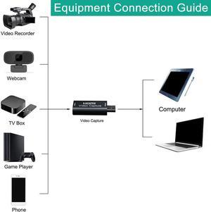 Capture Card USB 3.0 2.0 IOS/Type-C HDMI Box For PS4 Game Camcorder HD Camera Recording Live Streaming VHS Board Capture