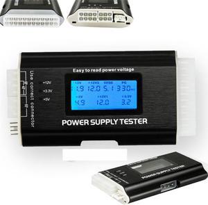 PC Power Supply Tester Checker 20/24 pin SATA HDD ATX BTX Meter LCD Digital LCD Display PC 2020 Hot Sale Drop Shipping