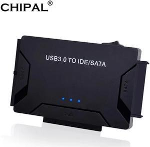 3 in 1 SATA to USB IDE Adapter USB 3.0 to SATA IDE ATA Data Converter for PC Computer 2.5" 3.5" SSD HDD + Power Cable