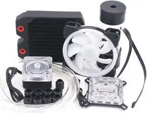 Water Cooling Kit for  CPU 120mm Copper Radiator 5v RBW RGB Led