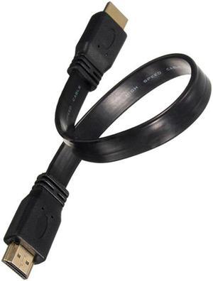 HDMI Male to Male Plug Flat Cable Cord Full HD for o Video HDTV TV PS3
