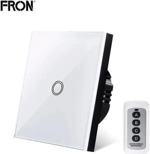 SwitchTouch switch,EU/UK Standard 1/2/3 Gang  RF433 Remote Control Wall Touch Switch, Home Wireless Remote Control