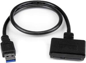 to USB Cable - USB 3.0 to 2.5  III Hard Drive Adapter - External Converter for SSD/HDD Data Transfer (USB3S2SAT3CB)