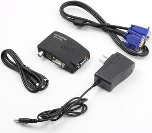 Selling 1080P CCTV DVR DVD TV BNC S-video VGA to VGA Converter Adapter Digital Box Support for PC and for MAC computers GT