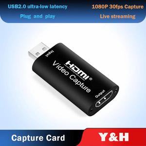 HDMI Video Capture Card HD 1080P Video Record Live Streaming via DSLR,Camcorder,Action Cam