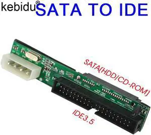 to IDE Adapter Converter 2.5  Female to 3.5 inch IDE Male 40 pin port 1.5Gbs Support ATA 133 100 HDD CD DVD Serial