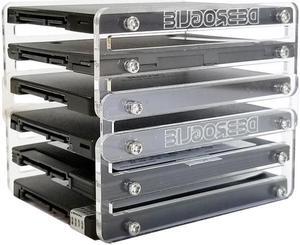 2F DIY2.5 inch solid state hard disk SSD acrylic bracket hard disk box external hard disk DE088