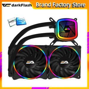 computer Water Cooling 120 240 360 ARGB Water Cooler Heatsink PWM RGB FAN CPU Radiator LGA  1155/2011/AM3/AM4