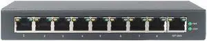 8-Port 10/100M reverse PoE Switch with 1 port uplink    With VLAN 8-PORT