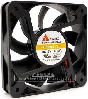 Fd126015ll 5015 12v 0.12a Silent Cooling Fan 5cm