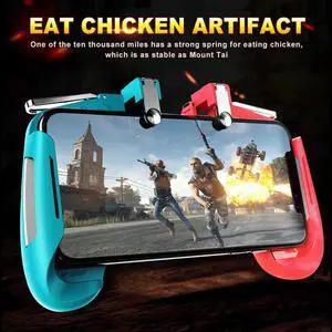AK16 Gaming Joystick Gamepad Trigger Fire Button L1R1 Shooter Stretchable PUBG Game Controller For IOS Android