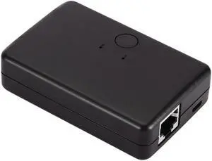 CAT Selector Network Switch Hub 2 Ports Internal External Internet Portable Universal Splitter Stable Desktop Home Office