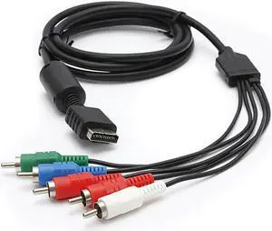 140cm Component 5RCA AV AUDIO VIDEO HD TV Cable  For   1 2 3   PS1 Controller Console