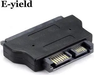 SATA22Pin to 13Pin Slimline SATA Adapter 7+15 Serial ATA Female to 7+6 Male Adapters Connector Converter