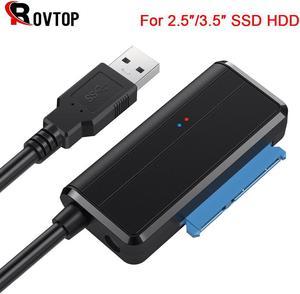 USB SATA Cable Sata 3 To USB 3.0 Adapter Computer Cables Connectors Adapter Support 2.5 or 3.5 Inch SSD HDD Hard Drive