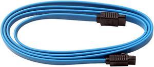 1M Straight SATA III Cable Serial ATA Data Locking Latching 3.3ft Blue