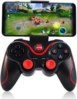 controller T3 Bluetooth Wireless Joystick Gamepad Game Controller Bluetooth Joystick For Mobile Phone Tablet TV Box Holder