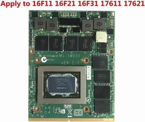 MS-1W051 VER:1.1 N13E-GS1-A1 GTX 675M 2GB DDR5 Video VGA CARD FOR  GT70 GT60 GX660R GT660 GX680 GT683DX GX780 GT783DX