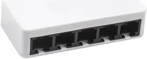 5 Ports Fast Ethernet 10/100Mbps Network Switch Desktop Laptop Lan Hub Power By Micro USB