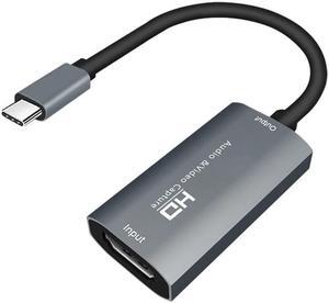 Card 4K Type-C to HDMI HD Game Video  Card 1080P for Games, Teaching, Video Conferencing