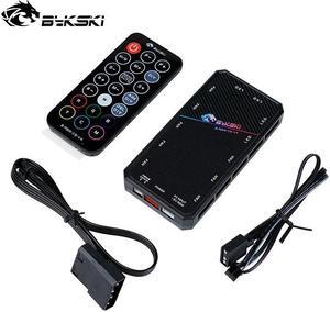 5v RBW Controller ,Control Fans,Pump ,Reservoir GPU ,Cpu Water Cooling Block With 5V 3pin Light , B-RBW-C8