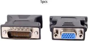 DMS59 59Pin DVI Male to 1-Port VGA Female Video Y Splitter SHORT Cable 1 PC to 1 MONITOR