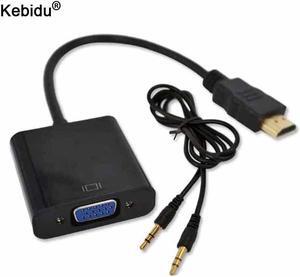 to VGA + Audio Cable Male To Female 1080P Video Converter For Xbox 360 for PS3 for Android TV Box Media Player