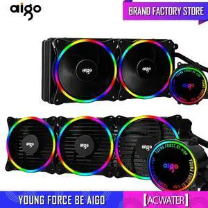 PC Case 120 240 360 mm fan Liquid Water Cooling CPU Cooler rgb Heatsink Integrated Radiator LGA 2011/1151/1155/AM3+/AM4