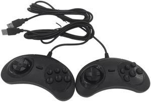 Gamepad Game Controller 6 Buttons for SEGA  Gaming Joystick Holder for PC MAC Mega Drive Gamepads