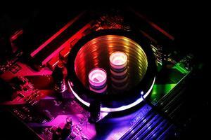 LTFHBA-04N-V2, For Ryzen  / AM4 / AM3 CPU Water Block Mirror Extreme, LRC RGB v2 Acrylic Microcutting Microwaterway