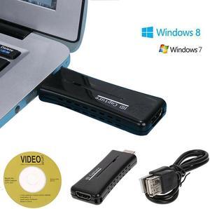 Video Capture Card USB 2.0 1080P 60FPS HD Recorder Box Live Streaming Capture Device With MIC Support Tuner Cards