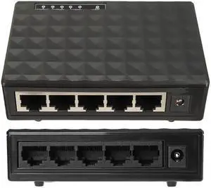 5 Port 100M Network Switchs Desktop Switch Fast Ethernet Network Switcher LAN Full/Half duplex Exchange