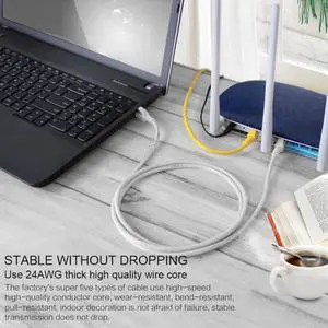 Cat8 Lan  RJ45 Network Cat 5 Router Internet Patch Cord For Computer Switches 1m// /10m/15m/20m/25m Lan  TSLM1