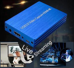 4K HDMI To USB 3.0 Video Capture Card Dongle 1080P HD Video Recorder Grabber for PS4 Phone Game Recording Box PC Live Streaming